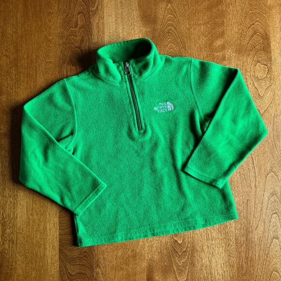 The North Face kelly green fleece XXS 5 - Picture 1 of 7